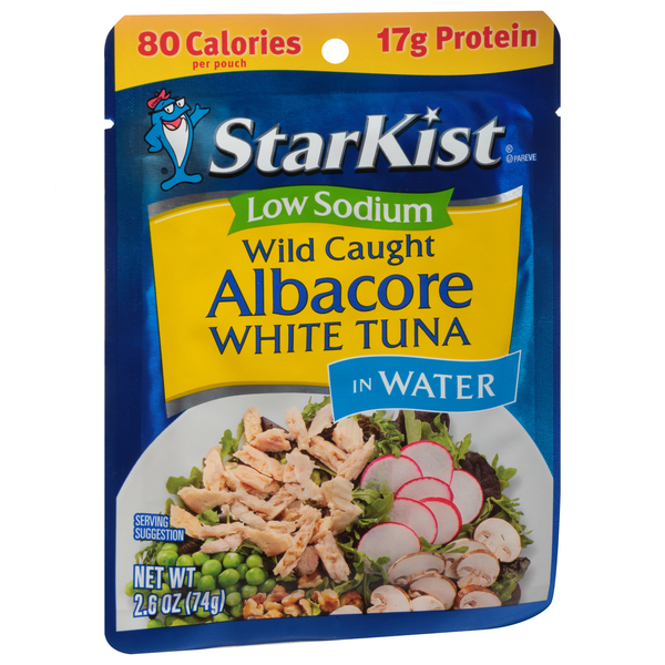 StarKist White Tuna, Low Sodium, Albacore, Wild Caught