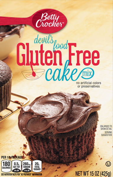 Betty Crocker Cake Mix, Gluten Free, Devil's Food