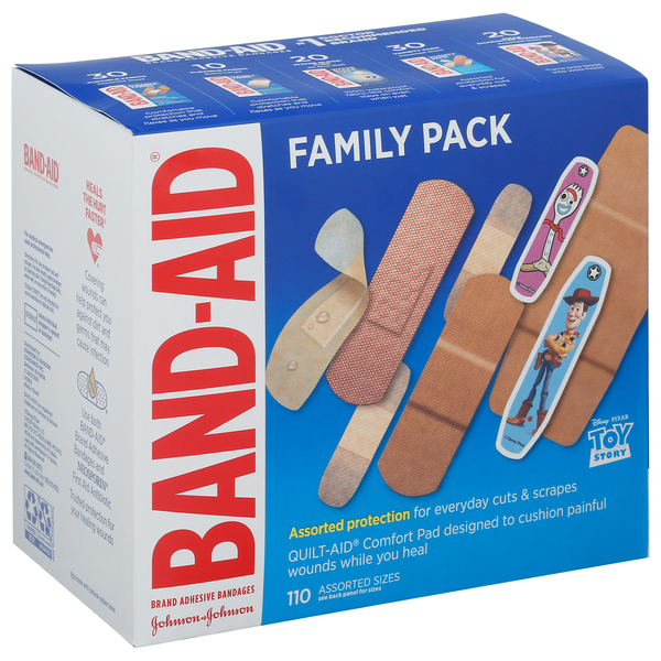 Band-Aid Bandages, Toy Story, Assorted Sizes, Family Pack