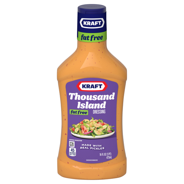 Kraft Dressing, Fat Free, Thousand Island