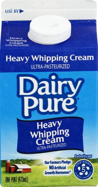 Dairy Pure Whipping Cream, Heavy, Ultra-Pasteurized