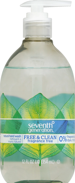 Seventh Generation Hand Wash, Natural, Free & Clean