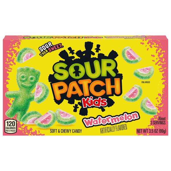 Sour Patch Kids Candy, Soft & Chewy, Watermelon
