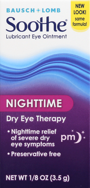 Soothe Lubricant Eye Ointment, Lubricant, Nighttime