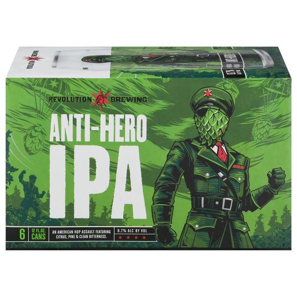 Revolution Brewing Beer, IPA, Anti-Hero