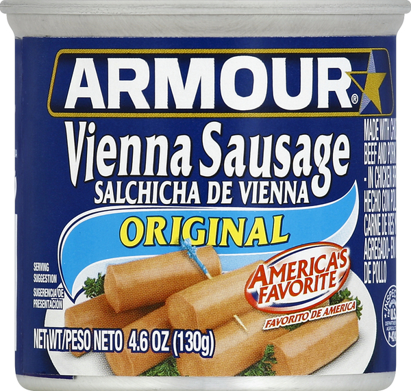 Armour Vienna Sausage Original Flavor Canned Sausage