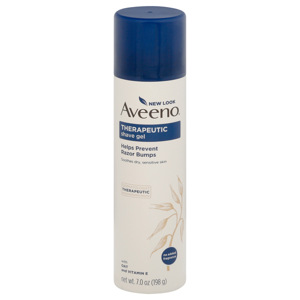 Aveeno Shave Gel, Therapeutic, with Oat and Vitamin E