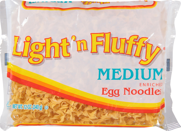 Light 'n Fluffy Egg Noodles, Enriched, Medium