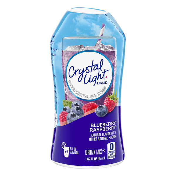 Crystal Light Sugar Free Blueberry Raspberry Liquid Drink Mix