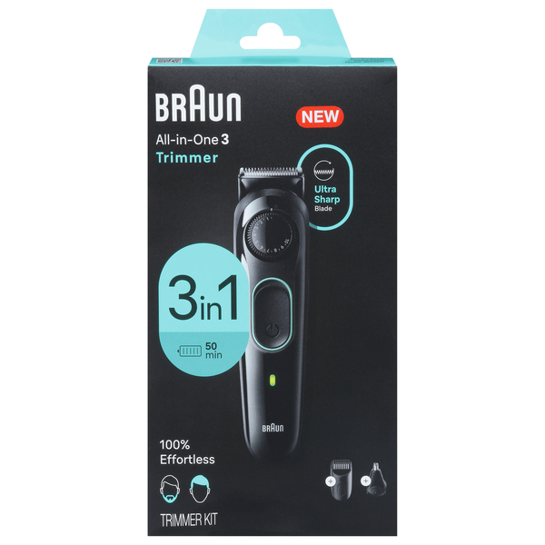 Braun Trimmer Kit, 3 in 1