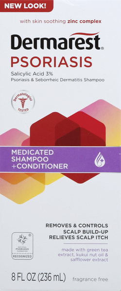 Dermarest Medicated Shampoo Plus Conditioner, Psoriasis