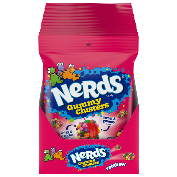 Nerds Candy, Gummy Clusters, Rainbow