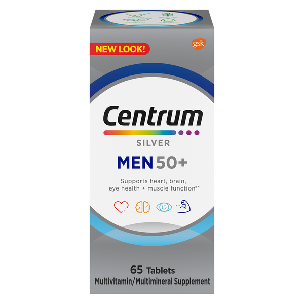 Centrum Multivitamin, Men 50+, Silver, Tablets