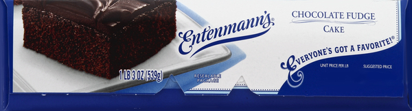 Entenmann's Cake, Chocolate Fudge