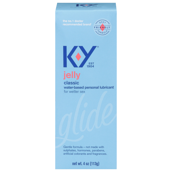 K-Y Personal Lubricant, Classic, Jelly