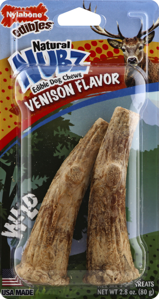 Nylabone Edible Dog Chews, Wild, Venison Flavor