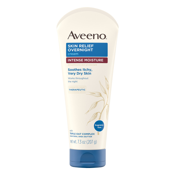 Aveeno Skin Relief Overnight Cream, Intense Moisture