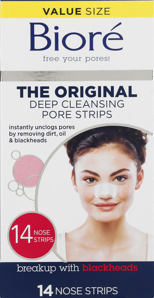 Biore Pore Strips, Deep Cleansing, The Original, Value Size