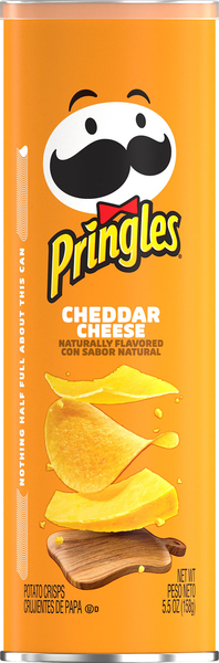 Pringles Potato Crisps, Cheddar Cheese