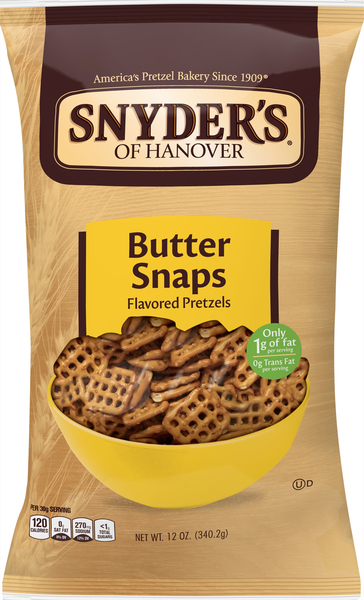 Snyder's Of Hanover Pretzels Butter Snaps