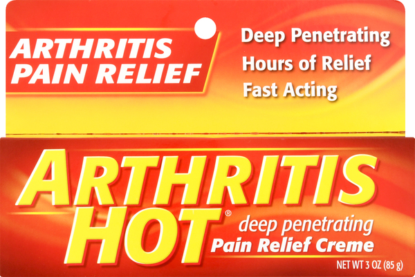Arthritis Hot Pain Relief Creme, Deep Penetrating