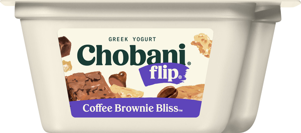 Chobani Yogurt, Greek, Coffee Brownies Bliss