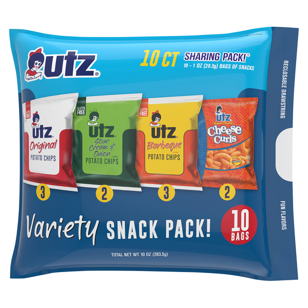 Utz Snack Pack, Assorted, Variety, Sharing Pack