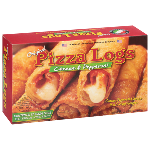 Pizza Logs Pizza Logs, Cheese & Pepperoni