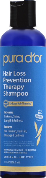 Pura Dor Therapy Shampoo, Hair Loss Prevention, Unisex