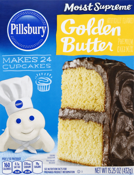 Pillsbury Cake Mix, Premium, Golden Butter