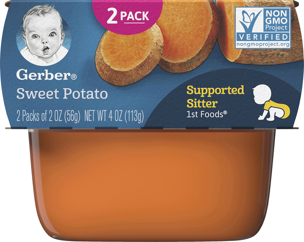 Gerber Sweet Potato, 2 Pack