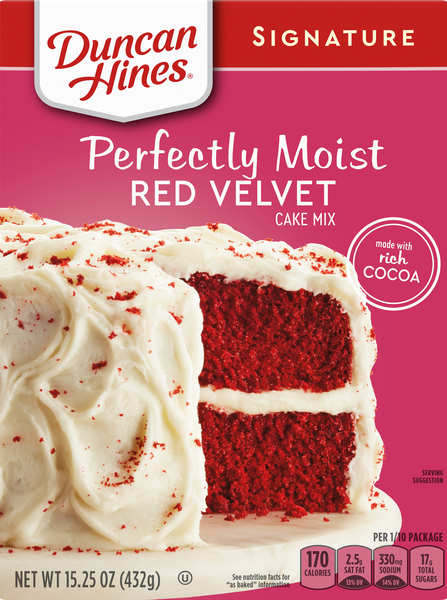 Duncan Hines Cake Mix, Red Velvet, Perfectly Moist