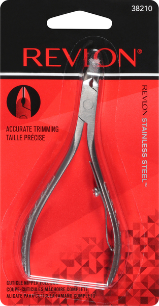 Revlon Cuticle Nipper, Full Jaw, Stainless Steel