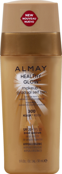 Almay Makeup + Gradual Self Tan, Medium 300, SPF 20