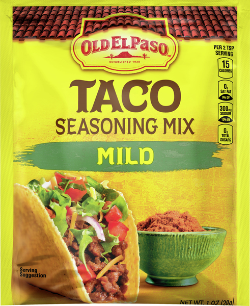 Old El Paso Seasoning Mix, Taco, Mild