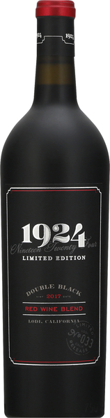 1924 Red Wine Blend, Double Black, California, 2017