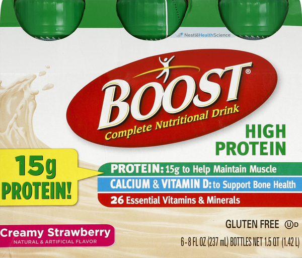 Boost Nutritional Drink, Complete, Creamy Strawberry