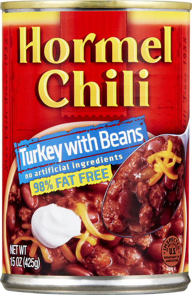 Hormel Chili, with Beans, Turkey