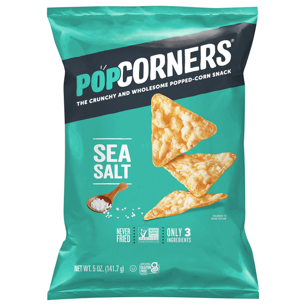 PopCorners Popped-Corn Snack, Sea Salt