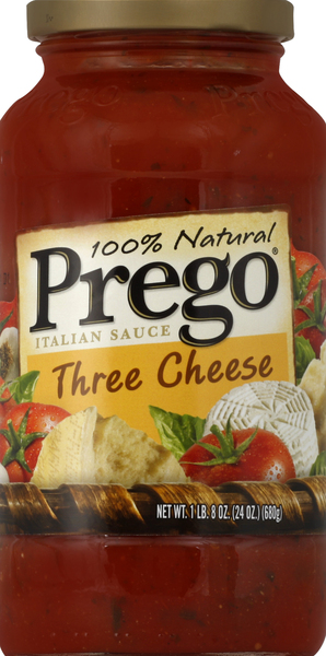Prego Italian Sauce, Three Cheese