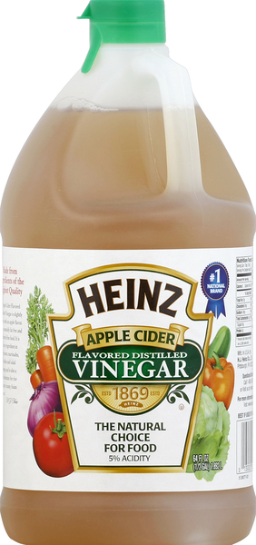 Heinz Vinegar, Flavored Distilled, Apple Cider