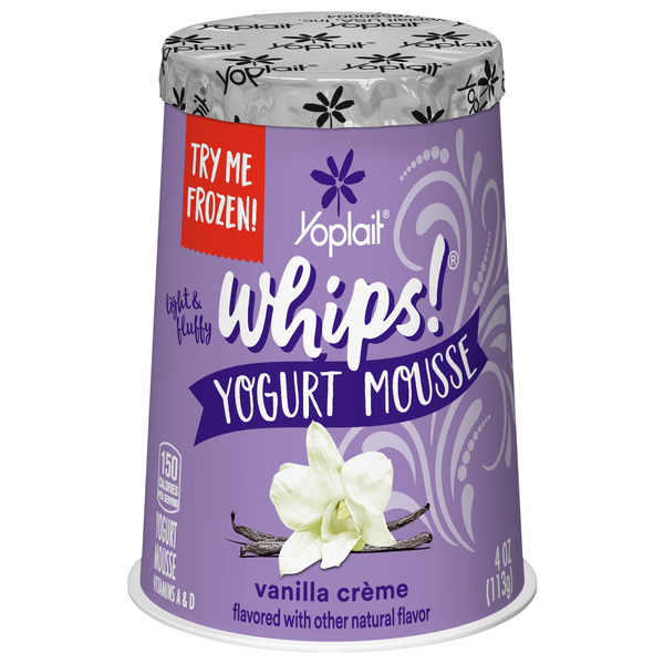 Yoplait Yogurt Mousse, Vanilla Creme