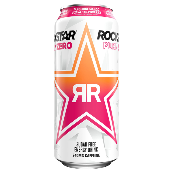 Rockstar Energy Drink, Tangerine Mango Guava Strawberry