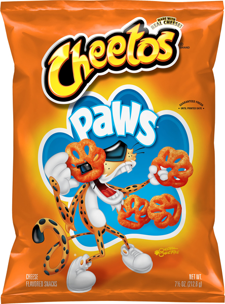 Cheetos Cheese Flavored Snacks, Paws