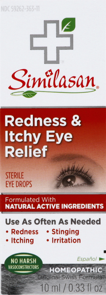 Similasan Eye Relief, Redness & Itchy, Sterile Eye Drops