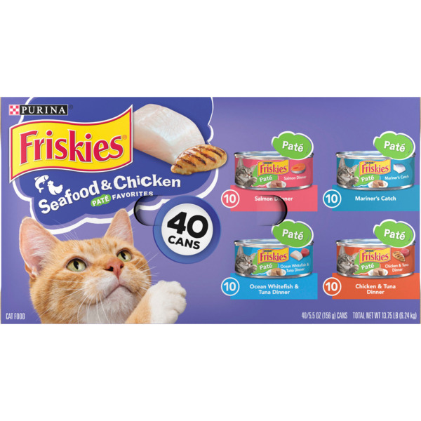 Friskies Cat Food Seafood Chicken Pate Favorites Discount