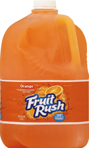 Fruit Rush Fruit Drink, Orange