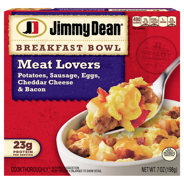 Jimmy Dean Breakfast Bowl, Meat Lovers