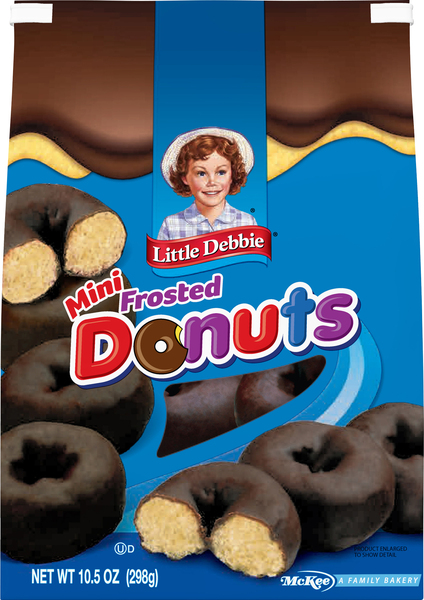 Little Debbie Donuts, Frosted, Mini