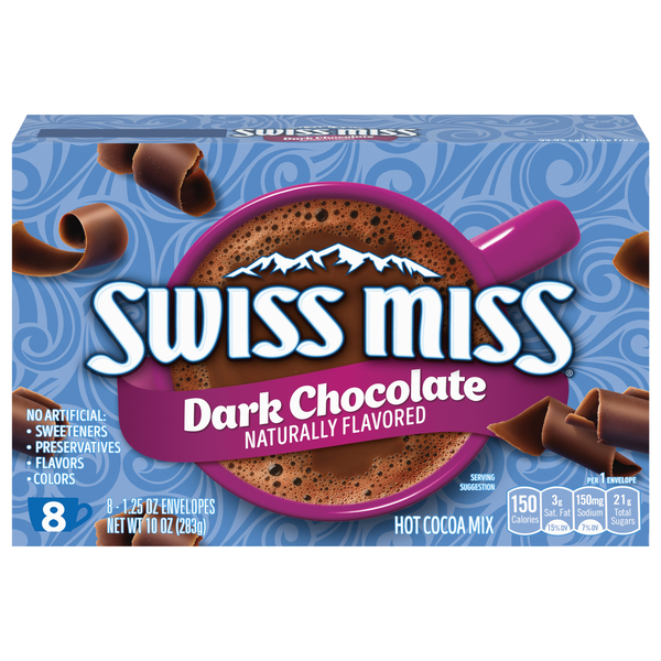 Swiss Miss Hot Cocoa Mix, Dark Chocolate